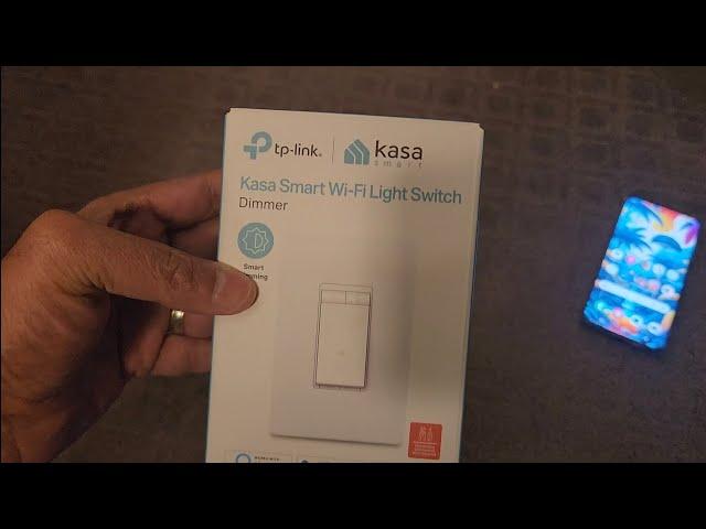 Kasa smart dimmer switch Wi-Fi reset or change