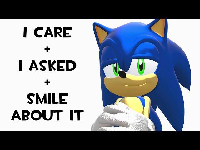 i Care + i Asked + Smile about it | Sonic (Garry's mod animation)