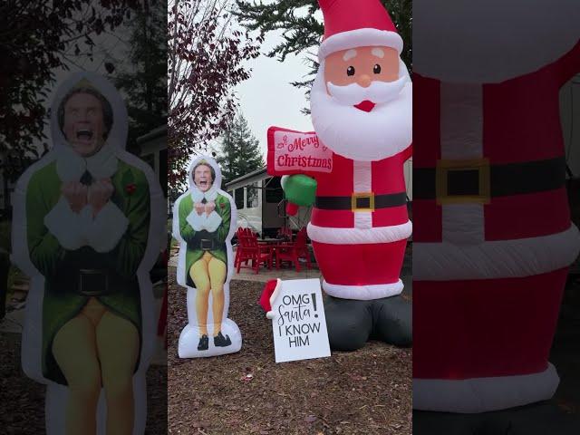 Christmas Camping Site Decoration (ELF MOVIE)