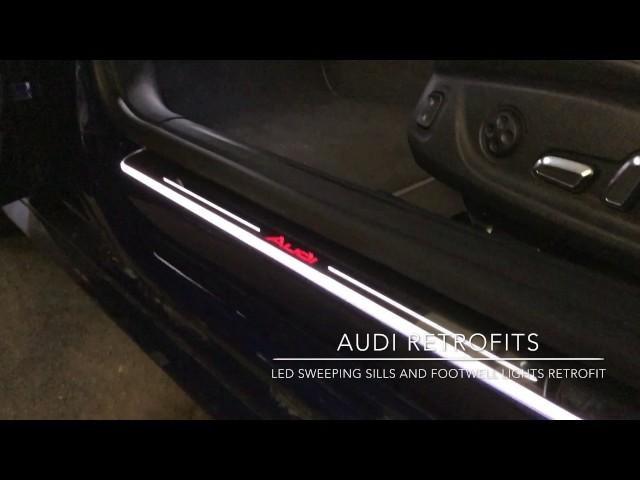 Custom Sweeping LED Sill Plates And Footwell Lights Retrofit