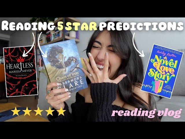 reading books I predict will be 5 stars⭐️ spoiler free reading vlog️‍