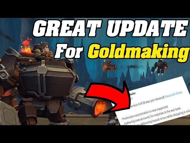 HUGE Update Makes It EASIER To Make Gold! War Within Goldguide