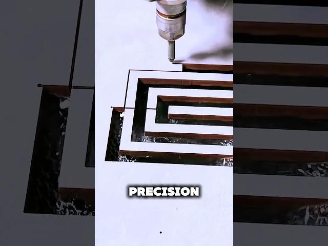 Not Laser, Not Blade… Just Water Cutting Steel #craftsman'sedge #shredding