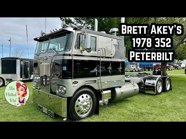 Brett Akey’s 1978 352 Peterbilt Cabover Truck Tour - Beautiful Blend of Original & Modern