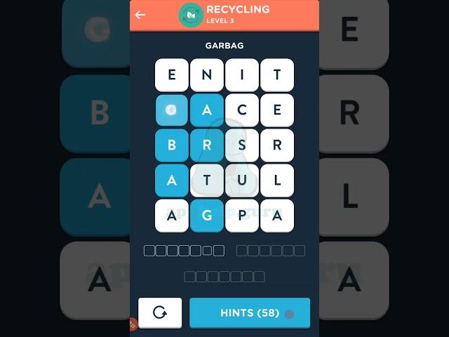 Wordbrain 2 Word Master Recycling Level 3 Walkthrough