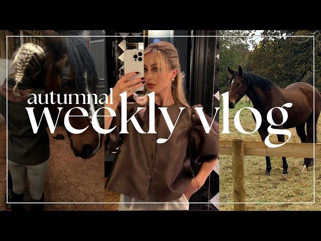 START OF THE FESTIVE SEASON | COME HORSE RIDING WITH ME | AUTUMNAL VLOG