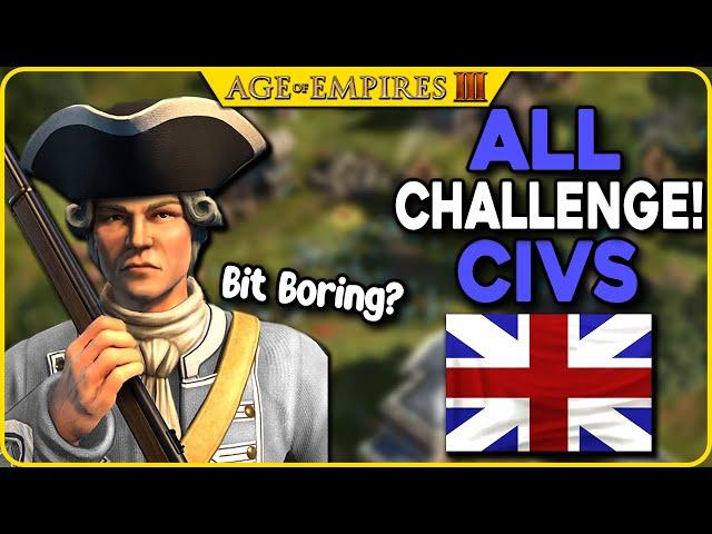 Are The BRITS Boring? - All Civs Challenge | Age of Empires 3: Definitive Edition