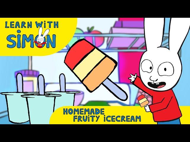 Simon *Fruity Homemade Ice Creams for Kids* Cook & Learn with Simon [Recipe] Cartoons for Children