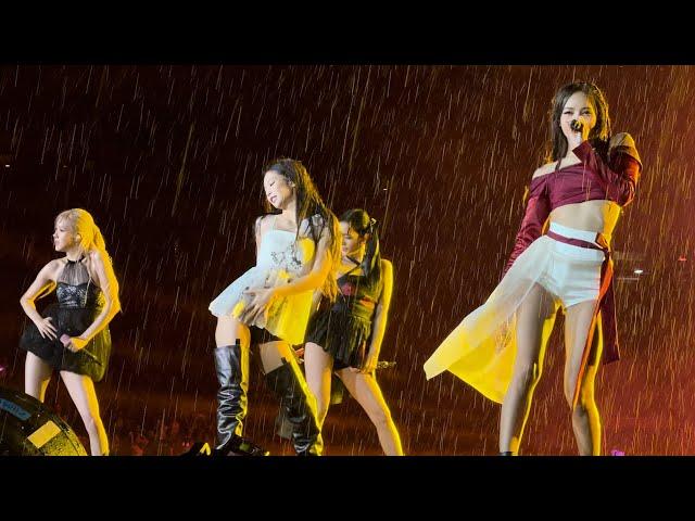 230812 Playing with Fire (in the rain!) Blackpink Born Pink Encore Metlife Stadium Day 2 Fancam