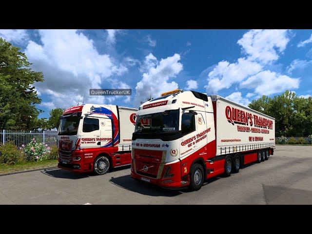 ETS 2 1.55 EB Queens Transport VTC Convoy EPISODE 1