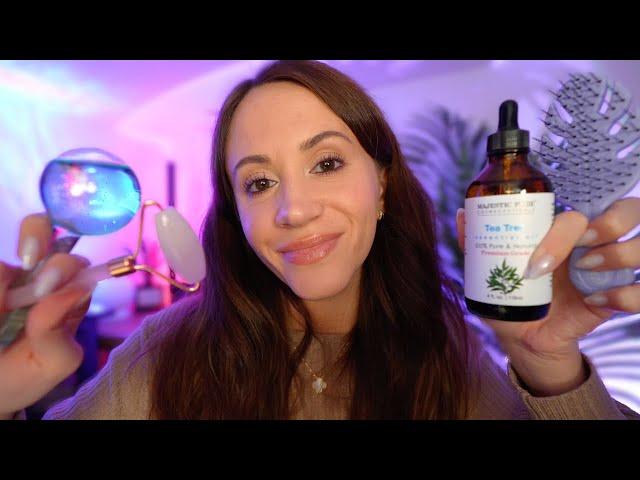 1 Hour Of All The ASMR Personal Attention  (skincare, makeup, measuring, hairplay)