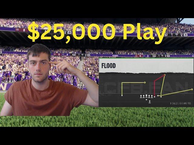 How This *GENIUS OFFENSE* Won $25,000 And A CFB25 Championship