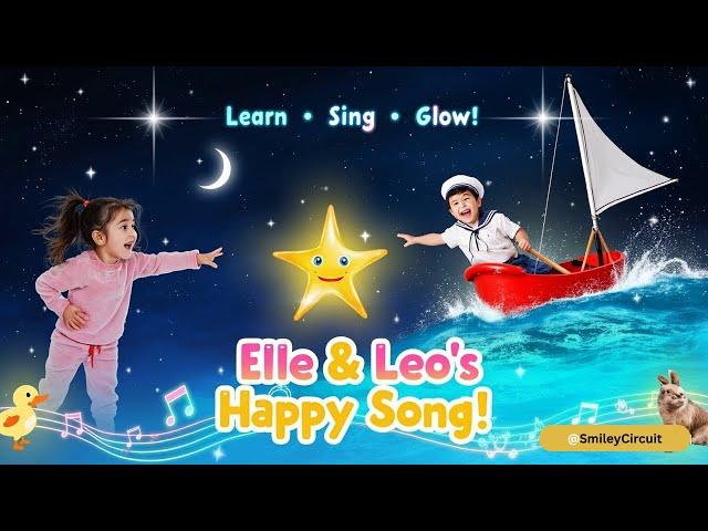 Twinkle Twinkle Little Star Dance | Elle & Leo's Happy Learning Song for Babies | Baby cartoon Dance
