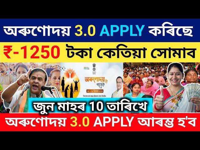 New Orunodoi Apply 2025 // How to apply arunodai 3.0 // Online apply orunodoi Asoni 2025