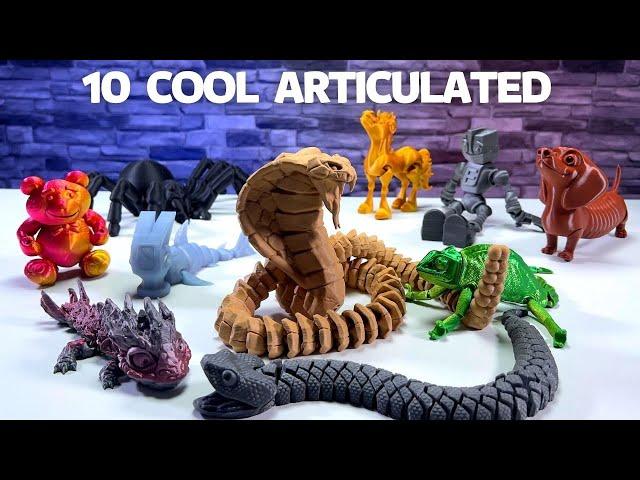 Mind-Blowing Timelapses: 10 Epic 3D Printed Articulated Animals - Creality Ender 3 S1 Plus