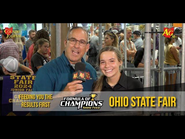 2024 Ohio State Fair Grand Champion Market Barrow - Kylie Locke, Clark Co.