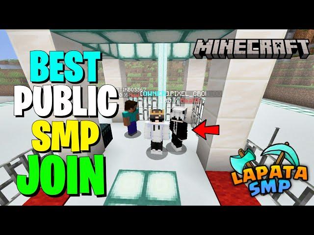  Join Best Survival Public Smp Server For Minecraft  | Java + PE | 24/7 Online | Free To Join 