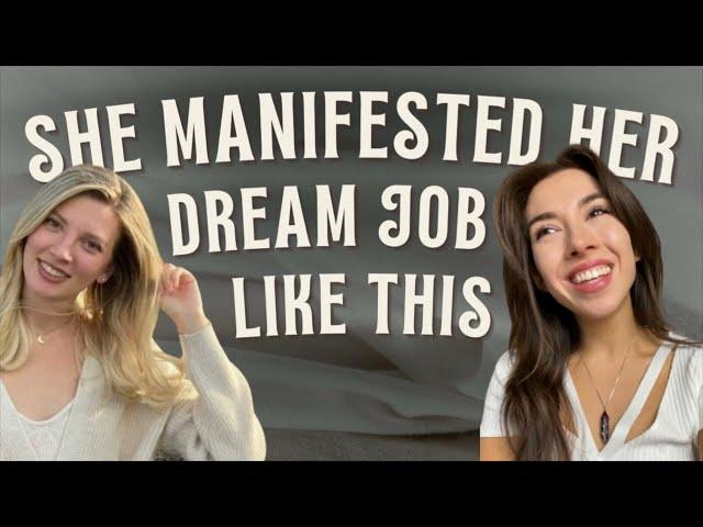 SHE MANIFESTED HER PERFECT CAREER (how to manifest your dream job) Using Scripting + Visualisation!