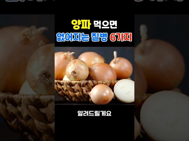 매일 양파 먹으면 사라지는 6가지 질병! 당뇨, 치매, 심장병까지 예방! #양파 #건강식품