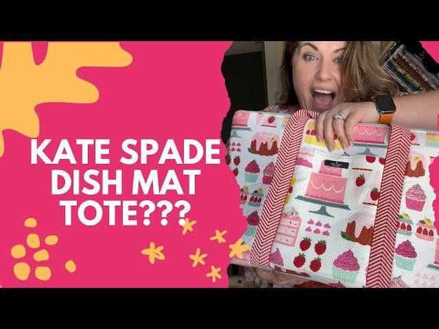 It’s a Kate Spade dish drying mat TOTE bag!! Woohooo!!!! ​⁠@katespadenewyork