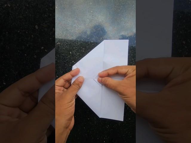 how to make simple boomerang paper plane #shorts