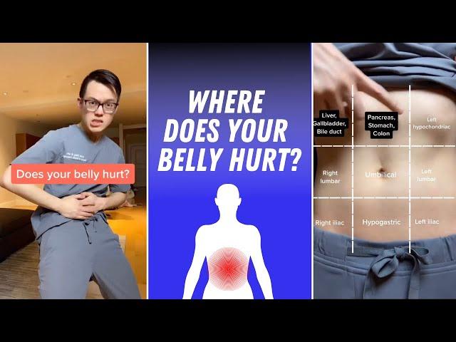 Why you have BELLY PAIN by location #shorts