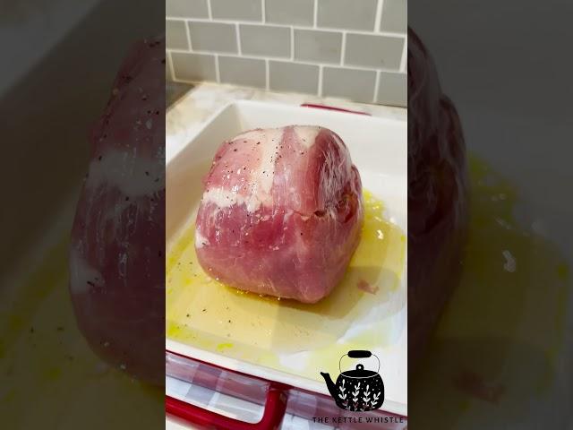 How to cook honey roast ham using a meater #shorts #ham #savingmoney #meater #meaterthermometer