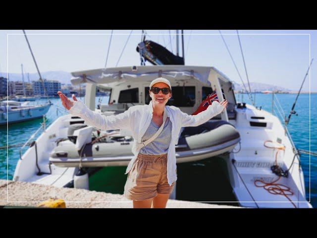 Help Required! How Do We 'Med Moor' Our Catamaran?? | Living on a Catamaran