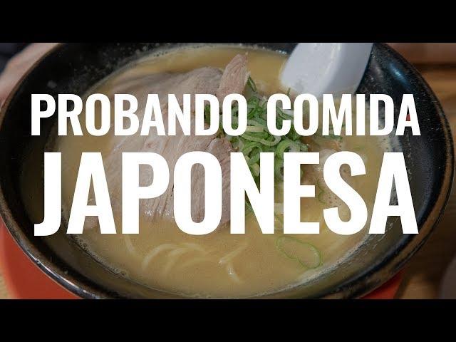 PROBANDO COMIDA JAPONESA vol. I - JAPÓN || Comiviajeros.com