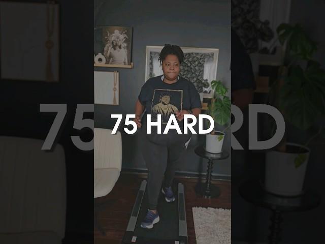 75 HARD?!?!? WHAT IS IT?    #weightloss #walkingpad #athomeworkout  #omad #75hardchallenge  #75hard