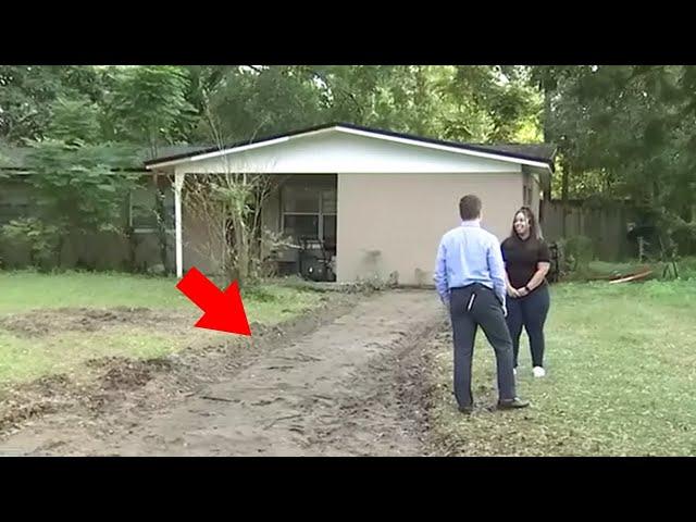 Florida Woman Returns Home From Work, Finds Driveway ‘Stolen’