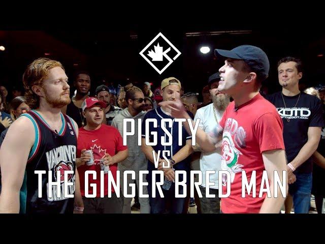 KOTD - Rap Battle - Pigsty vs The Ginger Bred Man | #GZ