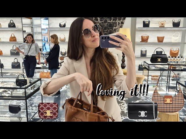 NEW WINTER BAGS  Come Luxury Shopping at SELFRIDGES with me!!  Celine, Chanel, Louis Vuitton 