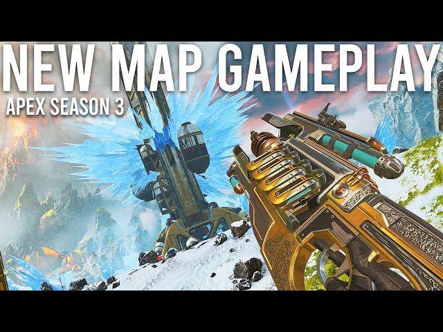 Apex Legends Season 3 gameplay - New Map, Crypto and Charge Rifle.