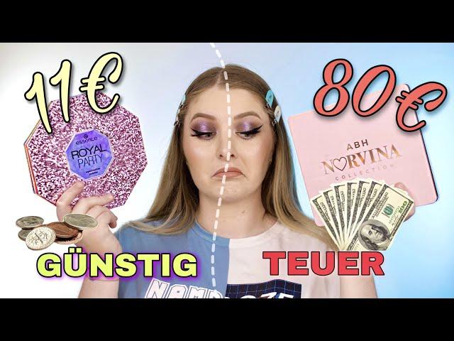 GÜNSTIG vs. TEUER | Lohnt sich teures Make-up wirklich? 