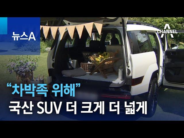 “차박족 위해”…국산 SUV 더 크게 더 넓게 | 뉴스A