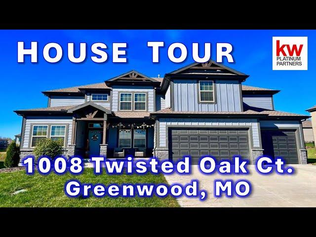 $615,000 Luxury Home Tour. 1008 Twisted Oak Ct. Greenwood, MO / 6 Bedrooms & only 3 years old.