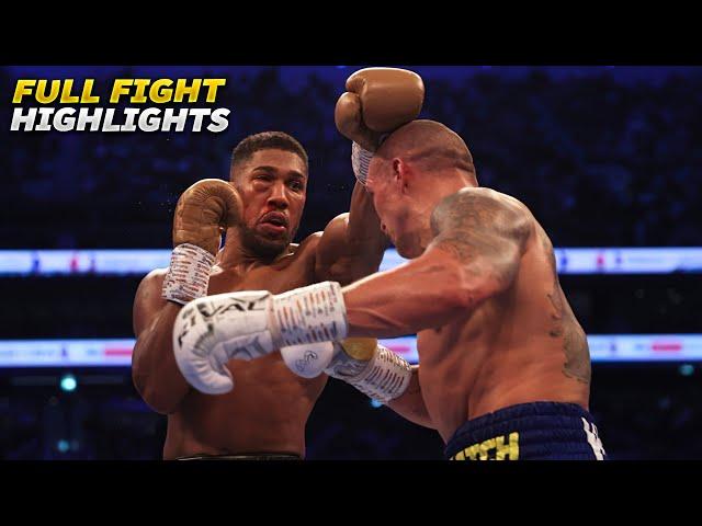 Anthony Joshua vs Oleksandr Usyk FULL FIGHT HIGHLIGHTS | BOXING HD