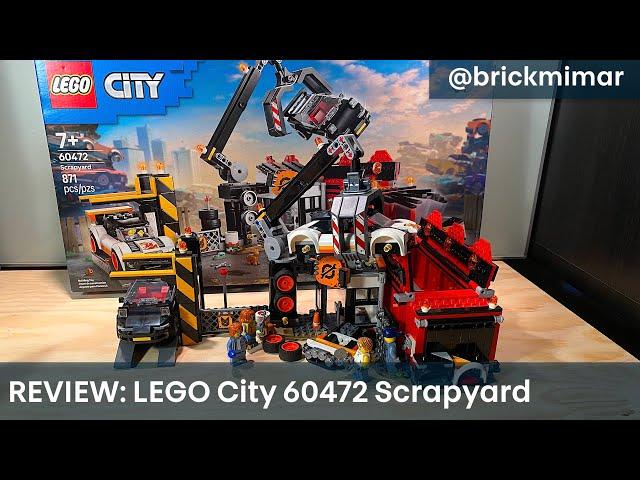 REVIEW: LEGO City 60472 Scrapyard - Coolest LEGO City Set Ever?