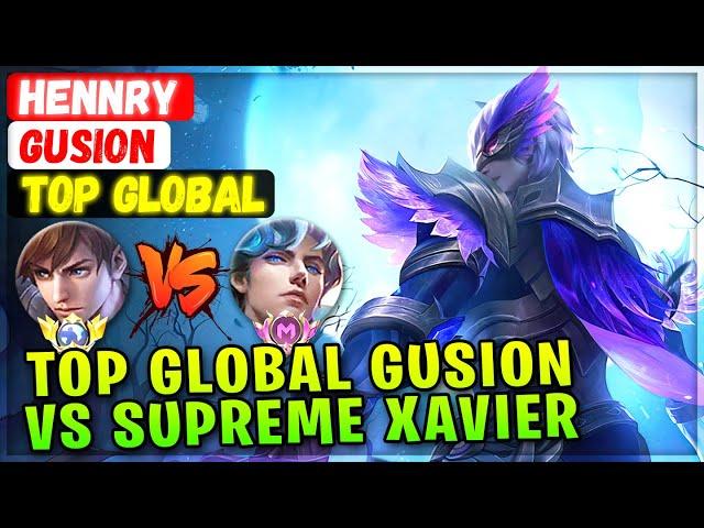 Top Global Gusion Vs Supreme Xavier [ Top Global Gusion ] Hennry - Mobile Legends Emblem And Build