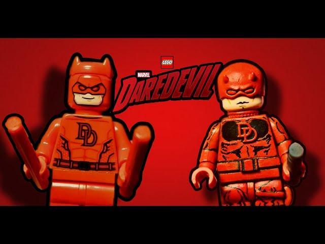 LEGO Marvel Comics : Daredevil! | Custom Minifigure Showcase / Official Minifigure Comparison