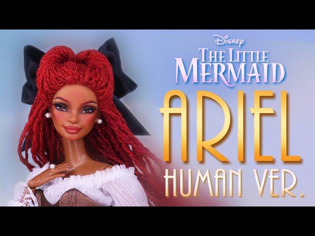 Custom Halle Bailey Ariel Doll ~Human Version~   [ THE LITTLE MERMAID ] PART 1