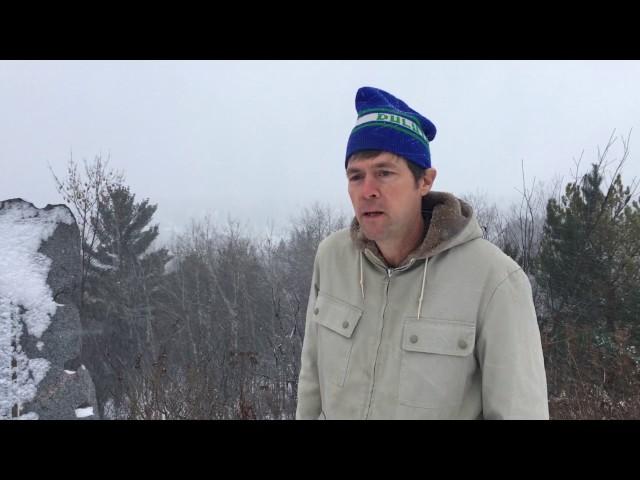 Feeding the eagles on Hawk Ridge in Duluth