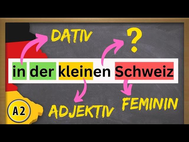 Adjektivdeklination | Let's analyze a German text together!