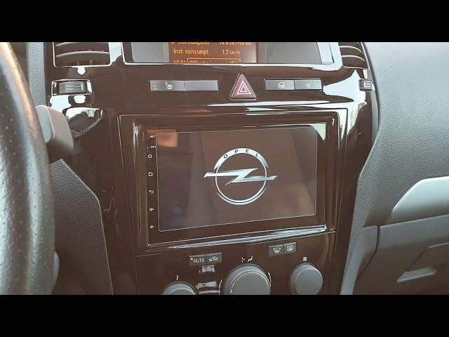 Установка Android магнитолы 8/128 в Opel Zafira B 2011 года