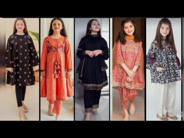 8 to 10 Years Girls comfortable homemade dress designing ideas.Casual dress designing ideas.