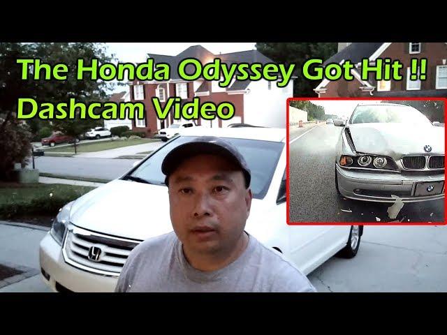 THE HONDA ODYSSEY GOT HIT!