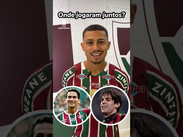  ONDE ELES JOGARAM JUNTOS? #fluminense #libertadores