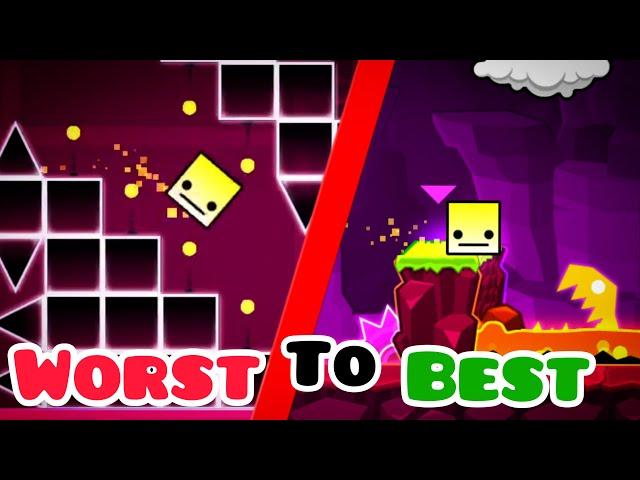 Geometry Dash Main Levels Worst to Best