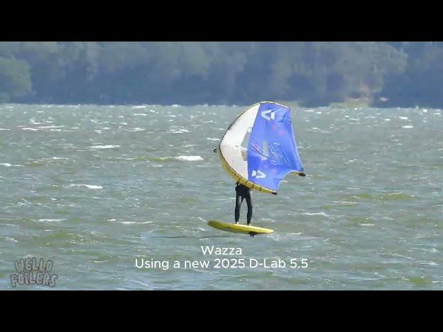 Lake Munmorah NSW Wingfoiling just 3 out